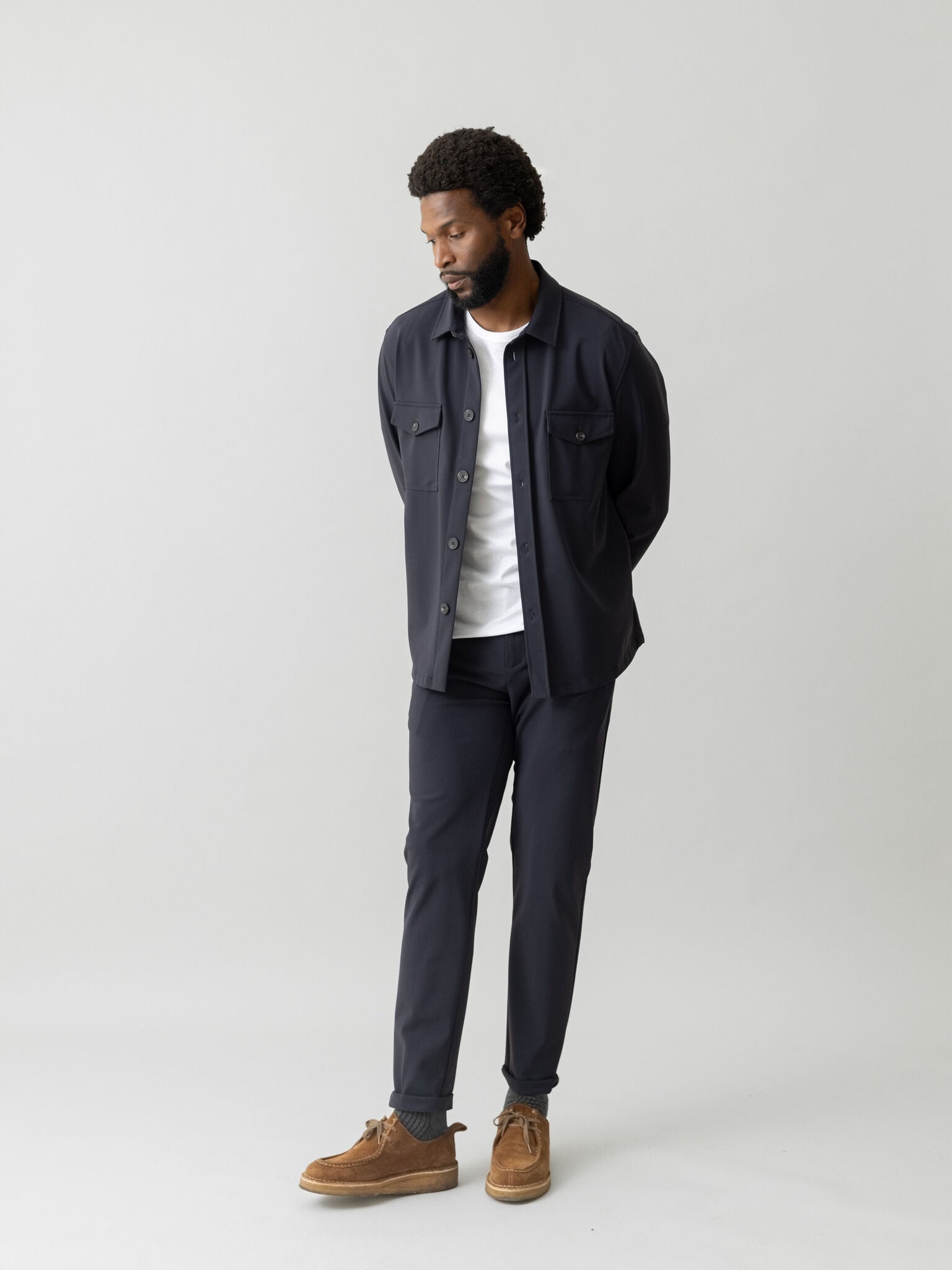 Modelshot / Navy / Detail